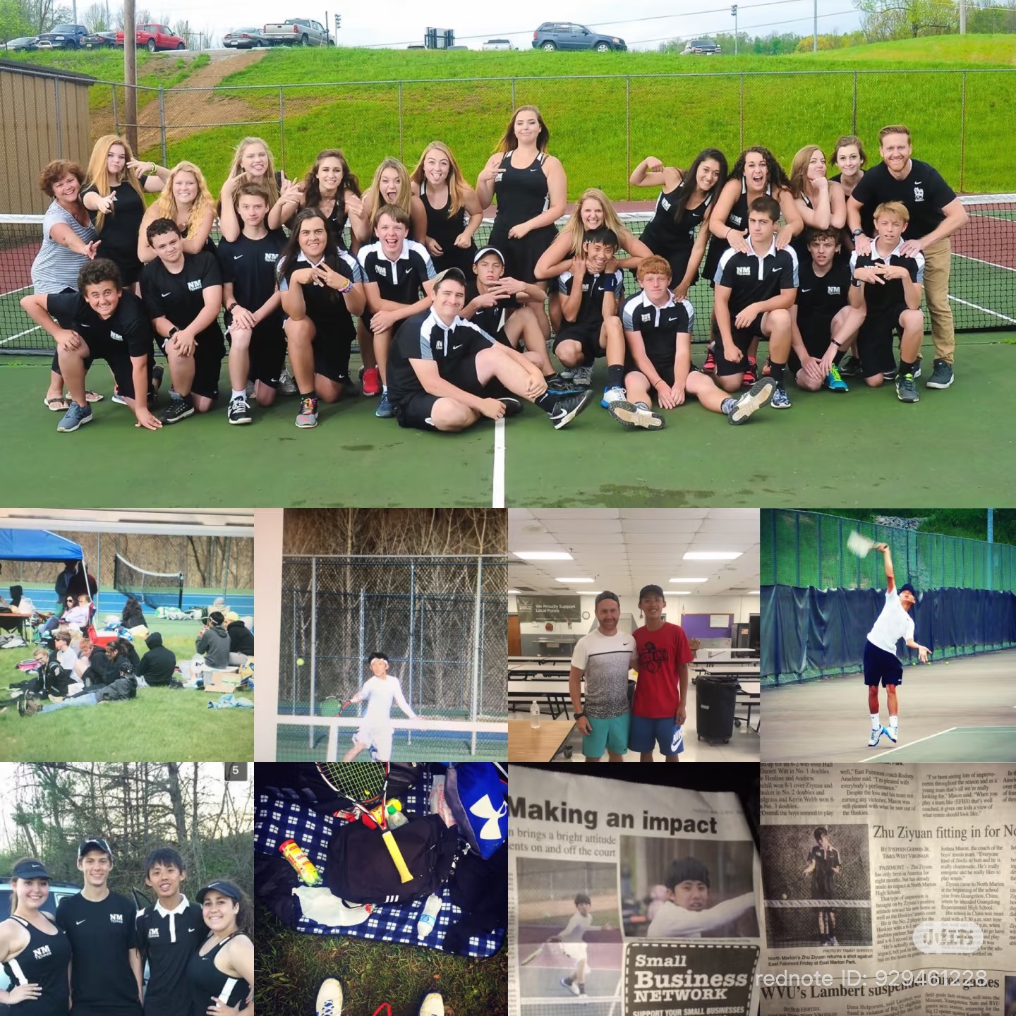 North Marion tennis team